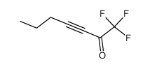 3-Heptyn-2-one,1,1,1-trifluoro-结构式