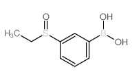 3-乙磺酰基苯硼酸结构式