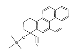 7-cyano-7-(trimethylsilyl)oxy-7,8,9,10-tetrahydrobenzo[a]pyrene结构式