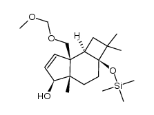 (2aS,4aS,5S,7aS,7bR)-2,2a,3,4,4a,5,7a,7b-octahydro-7a-(methoxymethoxy)-2,2,4a-trimethyl-2a-(trimethylsiloxy)-1H-cyclobut[e]inden-5-ol结构式