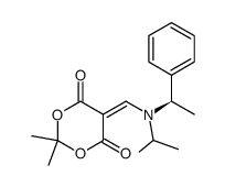 5-aminomethylene-2,2-dimethyl-1,3-dioxane-4,6-dione结构式