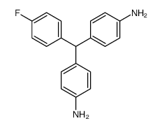 4-[(4-aminophenyl)-(4-fluorophenyl)methyl]aniline结构式