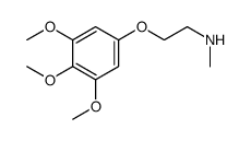 N-methyl-2-(3,4,5-trimethoxyphenoxy)ethanamine Structure