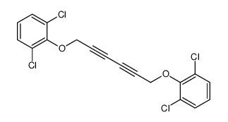 1,3-dichloro-2-[6-(2,6-dichlorophenoxy)hexa-2,4-diynoxy]benzene Structure