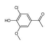 5-chloroacetoguaiacone Structure