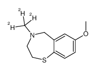 2,3,4,5-Tetrahydro-7-methoxy-4-(methyl-d3) Structure