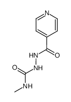 2-isonicotinoyl-N-methylhydrazine-1-carboxamide结构式