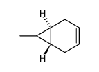 7-methyl-trans-bicyclo(4.1.0)hept-3-ene结构式