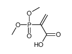 2-dimethoxyphosphorylprop-2-enoic acid Structure