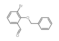 2-BENZYLOXY-3-BROMOBENZALDEHYDE structure