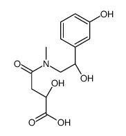 2R,S-羟基-4 [[((2R)-2-羟基-2-(3-羟基苯基)乙基]甲氨基]-4-氧代丁酸图片