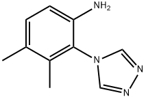 3,4-dimethyl-2-(4H-1,2,4-triazol-4-yl)aniline结构式