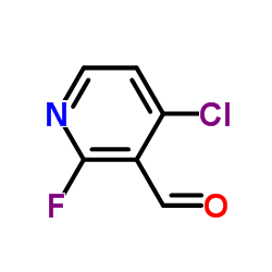 4-Chloro-2-fluoronicotinaldehyde Structure