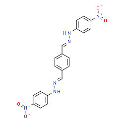 1,1'-[1,4-phenylenedi(methylylidene)]bis[2-(4-nitrophenyl)hydrazine]结构式