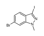 6-bromo-3-iodo-1-methyl-1H-indazole picture