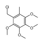 1-(chloromethyl)-2,3,4,5-tetramethoxy-6-methylbenzene Structure