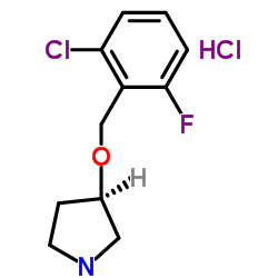 (3R)-3-[(2-Chloro-6-fluorobenzyl)oxy]pyrrolidine hydrochloride (1:1)图片