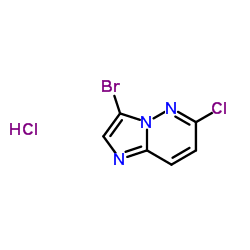 3-Bromo-6-chloroimidazo[1,2-b]pyridazine hydrochloride (1:1) Structure