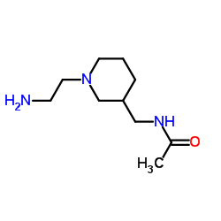 N-{[1-(2-Aminoethyl)-3-piperidinyl]methyl}acetamide结构式