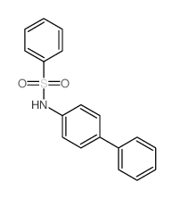 Benzenesulfonamide,N-[1,1'-biphenyl]-4-yl-结构式