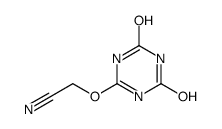 2-[(4,6-dioxo-1H-1,3,5-triazin-2-yl)oxy]acetonitrile Structure