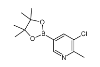 3-氯-2-甲基-5-(4,4,5,5-四甲基-1,3,2-二氧杂硼烷-2-基)吡啶图片
