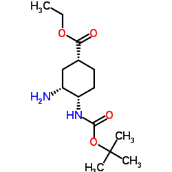 (1R,3R,4S)-3-Amino-4-(Boc-amino)cyclohexane-carboxylic acid ethyl ester picture