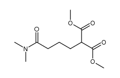 dimethyl 3-(N,N-dimethylcarbamoyl)propylmalonate Structure