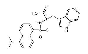 N-{[5-(Dimethylamino)-1-naphthyl]sulfonyl}-L-tryptoph结构式