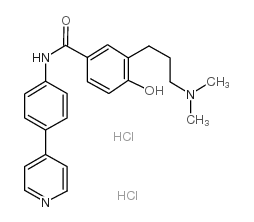 3-[3-(DIMETHYLAMINO)PROPYL]-4-HYDROXY-N-[4-(4-PYRIDINYL)PHENYL]BENZAMIDE DIHYDROCHLORIDE图片