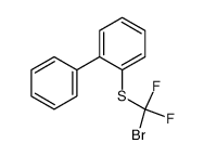 2-{[bromo(difluoro)methyl]sulfanyl}biphenyl结构式