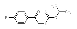 Carbonodithioic acid,S-[2-(4-bromophenyl)-2-oxoethyl] O-(1-methylethyl) ester结构式