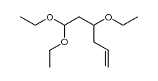 4,6,6-triethoxy-hex-1-ene结构式