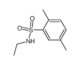 N-ethyl-2,5-dimethylbenzenesulfonamide结构式