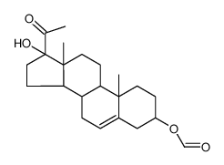 3beta,17-Dihydroxypregn-5-en-20-one 3-formate结构式