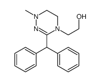 2-[3-(Diphenylmethyl)-5,6-dihydro-1-methyl-1,2,4-triazin-4(1H)-yl]ethanol picture