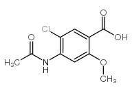 2-甲氧基-4-乙酰胺基-5-氯-苯甲酸图片