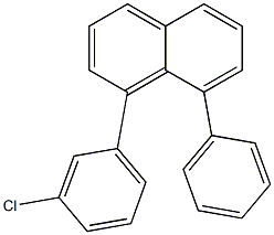 1-(3-Chlorophenyl)-8-phenylnaphthalene Structure