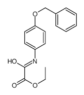 ethyl 2-oxo-2-(4-phenylmethoxyanilino)acetate Structure