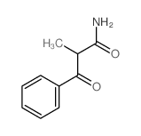 Benzenepropanamide, a-methyl-b-oxo- structure