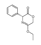 2H-1,4-Oxazin-2-one,5-ethoxy-3,6-dihydro-3-phenyl-,(3R)-(9CI) structure