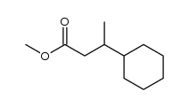 methyl-3-cyclohexylbutanoate Structure