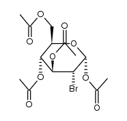 1,3,4,6-tetra-O-acetyl-2-bromo-2-deoxy-α-D-glucopyranose Structure