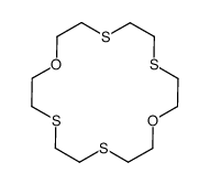 1,10-dioxa-4,7,13,16-tetrathiacyclooctadecane结构式