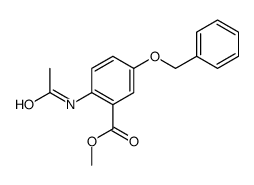 2-(Acetylamino)-5-(phenylmethoxy)-benzoic Acid Methyl Ester structure