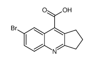 7-BROMO-2,3-DIHYDRO-1H-CYCLOPENTA[B]QUINOLINE-9-CARBOXYLICACID Structure