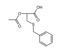 (2R)-2-acetyloxy-3-benzylsulfanylpropanoic acid Structure