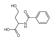 N-benzoyl-DL-homoserine结构式