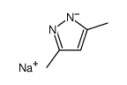 sodium salt of 3,5-dimethylpyrazole结构式