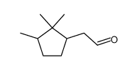 2-(2,2,3-trimethylcyclopent-1-yl)acetaldehyde Structure